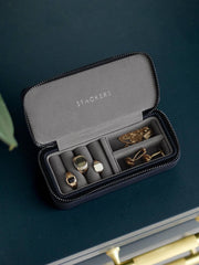 Portagioie da viaggio medio con cerniera Stackers - Blu navy