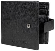 Portafoglio bifold Dents Aire Coin - nero