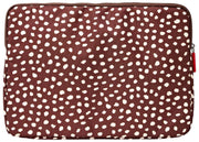 Custodia per laptop in tela riciclata Roka Brick Lane - Macchia marrone