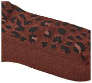 Calzini Roka Wimbledon Crew - Mini Leopard Marrone