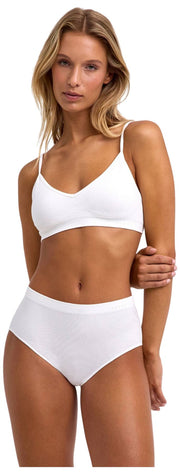 Bralette bustier senza cuciture Falke Daily - bianco