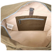 Borsa tote media in tela di cotone Roka Sloane - Ranger Green