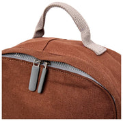 Zaino Roka Hampton piccolo in tela di cotone - Lindt Marrone