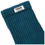 Calzini Roka Windsor Solid Crew - Verde acqua