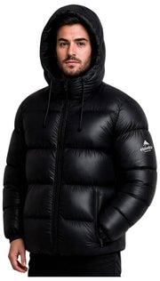Helvetica Mountain Pioneers Piumino con cappuccio Edge - Nero