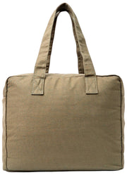 Borsa tote media in tela di cotone Roka Sloane - Ranger Green