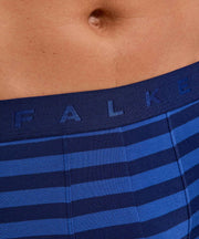 Boxer a righe Falke Daily Comfort - Blu reale