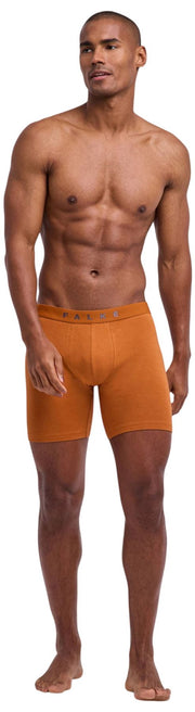 Boxer a gamba lunga Falke Daily Comfort, confezione da 2 - blu/arancione
