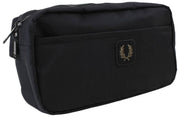 Borsa a tracolla in nylon Crinkle Fred Perry - Nera