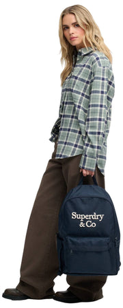 Zaino con logo Superdry & Co Company - Eclipse Navy/Off-White