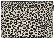 Custodia media per laptop da 15 pollici Hindbag Ava - Leopardo bianco sporco