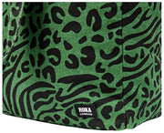 Borsa tote media Roka Sloane in tela di cotone - Verde carciofo