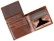 Portafoglio bifold Dents Itchen Coin - Marrone cognac
