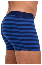 Boxer a righe Falke Daily Comfort - Blu reale