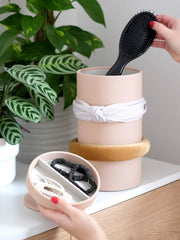 Organizer per accessori per capelli Stackers - rosa cipria