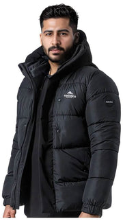 Helvetica Mountain Pioneers Giacca parka con cappuccio Barnes - nera