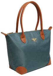 Borsa tote media Alice Wheeler London Shoreditch - Verde acqua