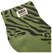 Calzini Roka Wembley - Animali misti Verde carciofo