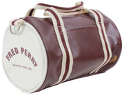 Borsa mini barile classica Fred Perry - Sangue di bue/crema ecrù