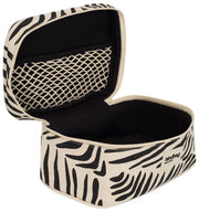 Borsa da toilette Gaspard Hindbag - Crema zebrata