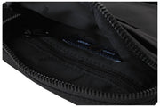 Borsa laterale piccola Fred Perry Crinkle Nylon - Nera