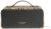 Custodia per treno con stampa animalier Alice Wheeler London - Nera/leopardata