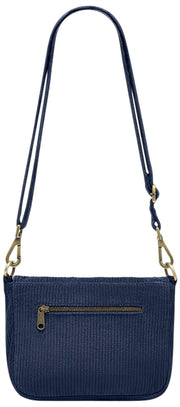 Borsa a tracolla Hindbag Margault - Velluto blu navy