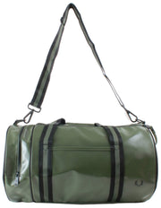 Borsa cilindrica classica Fred Perry - Corona d'alloro verde/nera