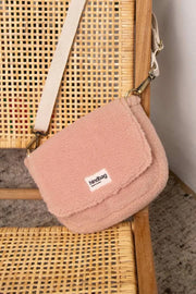Borsa a tracolla Hindbag Margault Teddy - Rosa cipria