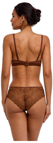 Bralette a triangolo Falke Delicate Touch - Marrone cervo