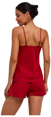 Top chemise Falke Delicate Touch - Ventimiglia Rosso