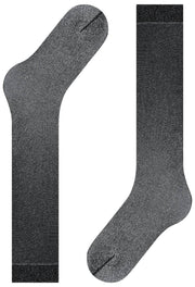 Calzini alti al ginocchio Falke Glitter 30 denari - Nero/Argento