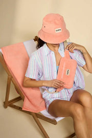 Cappello da pescatore Hindbag Bob Terry - rosa corallo