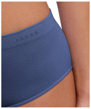 Slip a vita media senza cuciture Falke Daily - Blu Capitano