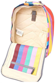Zaino Roka Hampton piccolo in tela di cotone - Ampio multirighe