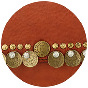Portamonete Campomaggi Felloniche Stud - Arancione mattone