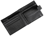 Portafoglio bifold Dents Aire Coin - nero