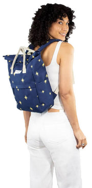 Kind Bag London Hackney RACKPACK MEDIO RACCOGNI - STAR NAVY