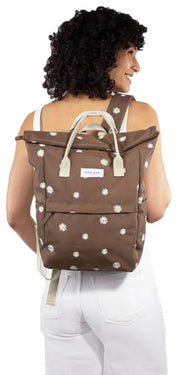 Kind Bag London Hackney RACCHIAZIONE MEDIO RACCOGNITO - Cocoa Brown Daisy