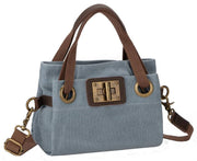 Zede Pont des Arts Xs Cross Body Borse - Grigio blu