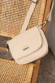 Borsa a tracolla Hindbag Margault Teddy - Bianco artico