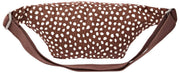 Marsupio in tela di cotone Roka Mill Hill - Pois marrone