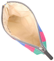 Custodia piccola in tela di cotone Roka Maida Vale - Ampia multirighe