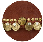 Portamonete Campomaggi Felloniche Stud - Cognac Tan