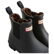 Stivali Chelsea Hunter Original Leopard con cinturino posteriore - Nero/Beige