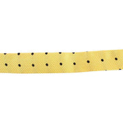 Knightsbridge Neckwear Spots Silk Bow Tie - Yellow/Black