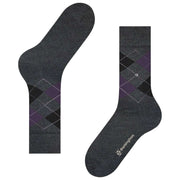 Calzini Burlington Edinburgh - Grigio/Nero