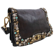 Campomaggi Perla Small Crossbody Bag - Black