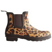 Stivali Chelsea Hunter Original Leopard - Beige/Marrone Cioccolato