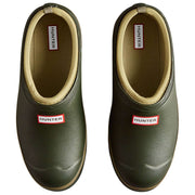 Zoccoli foderati in neoprene Hunter Gardener - Verde oliva scuro/Argilla